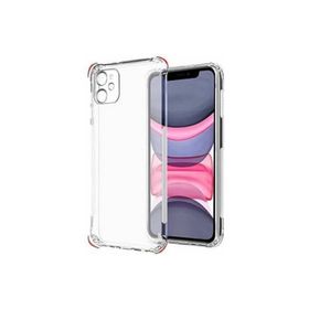 Teleplus iPhone 11 Kamera Korumalı Darbeye Dayanıklı Silikon Şeffaf Kılıf