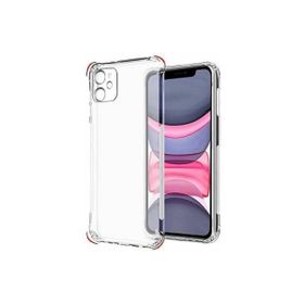 Teleplus iPhone 11 Kamera Korumalı Darbeye Dayanıklı Silikon Şeffaf Kılıf
