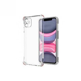 Teleplus iPhone 11 Kamera Korumalı Darbeye Dayanıklı Silikon Şeffaf Kılıf