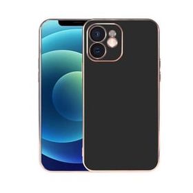 Teleplus iPhone 11 Kamera Korumalı Lazer Viyana Silikon Gold Kılıf