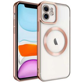 Teleplus iPhone 11 Kamera Korumalı Manyetik Wiriless Destekli Lazer Setro Silikon Siyah Kılıf