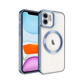 Teleplus iPhone 11 Kamera Korumalı Manyetik Wiriless Destekli Lazer Setro Silikon Siyah Kılıf