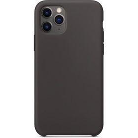 Teleplus iPhone 11 Lansman İçi Süet Silikon Siyah Kılıf