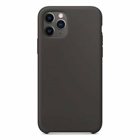 Teleplus iPhone 11 Lansman İçi Süet Silikon Siyah Kılıf