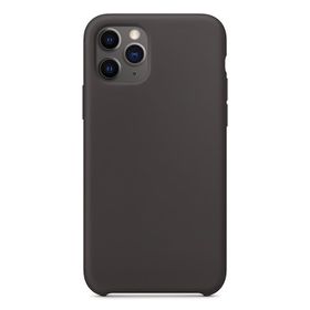 Teleplus iPhone 11 Lansman İçi Süet Silikon Siyah Kılıf