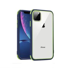 Teleplus iPhone 11 Mat Arkası Şeffaf Süper Silikon Çok Renkli Kılıf Nano Ekran Koruyucu