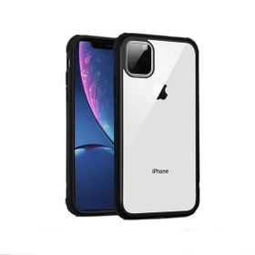 Teleplus Iphone 11 Pro Max Mat Arkası Şeffaf Süper Kırmızı Nano Ekran Koruyucu Silikon Kılıf