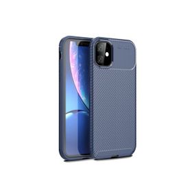 Teleplus Iphone 11 Pro Negro Karbon Nano Ekran Koruyucu Lacivert Silikon Kılıf