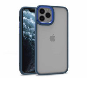 Teleplus iPhone 11 Pro Renkli Bumper Hybrid Flora Silikon Yeşil Cep Telefonu Kılıfı