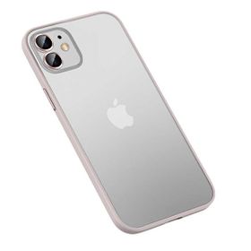 Teleplus iPhone 11 Retro Renkli Bumper Tpu Silikon Pembe Kılıf