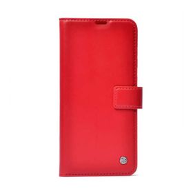 Teleplus iPhone 12 Delüxe Standlı Cüzdan Kırmızı Kılıf