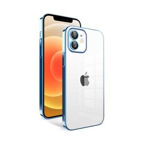 Teleplus iPhone 12 Garaj Kamera Korumalı Tareks Sert Kapak Siyah Kılıf