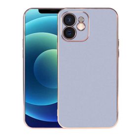 Teleplus iPhone 12 Kamera Korumalı Lazer Viyana Silikon Siyah Kılıf