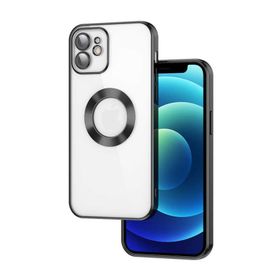 Teleplus iPhone 12 Kamera Korumalı Omega Lazer Silikon Siyah Kılıf