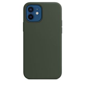 Teleplus iPhone 12 Manyetik Lansman İçi Süet Silikon Turuncu Kılıf