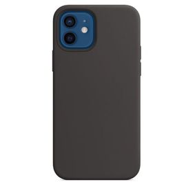 Teleplus iPhone 12 Manyetik Lansman İçi Süet Silikon Turuncu Kılıf