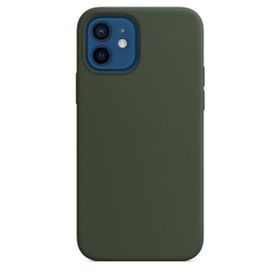 Teleplus iPhone 12 Manyetik Lansman İçi Süet Silikon Turuncu Kılıf