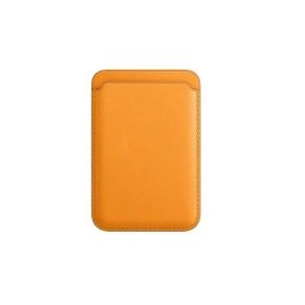 Teleplus iPhone 12 Mıknatıslı Suni Deri Kartlıklı Cüzdan Altın Rengi Cep Telefonu Kılıfı