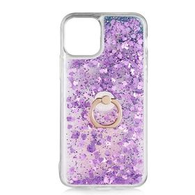 Teleplus Iphone 12 Mini Milce Yüzüklü Sulu Pembe Silikon Kılıf