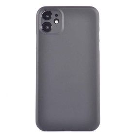 Teleplus iPhone 12 PP Hayalet Mat Silikon Siyah Kılıf