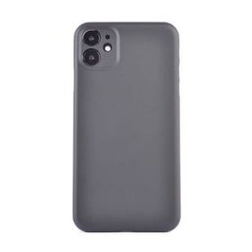 Teleplus iPhone 12 PP Hayalet Mat Silikon Siyah Kılıf