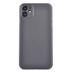 Teleplus iPhone 12 PP Hayalet Mat Silikon Siyah Kılıf