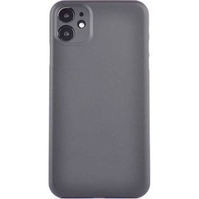 Teleplus iPhone 12 PP Hayalet Mat Silikon Siyah Kılıf