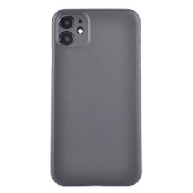 Teleplus iPhone 12 PP Hayalet Mat Silikon Siyah Kılıf