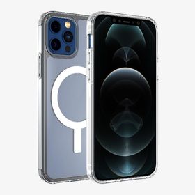 Teleplus Iphone 12 Pro Coss Wireless Destekli Hibrit Silikon ve Mıknatıslı Kartlıklı Kılıf