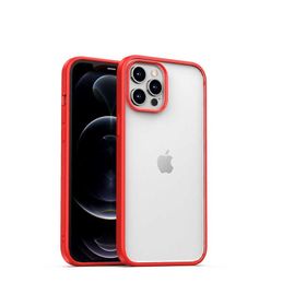Teleplus Iphone 12 Pro Hom Bumper Kırmızı Silikon Kılıf
