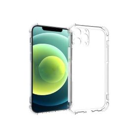 Teleplus iPhone 12 Pro Kamera Korumalı Darbeye Dayanıklı Silikon Şeffaf Kılıf