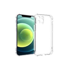 Teleplus iPhone 12 Pro Kamera Korumalı Darbeye Dayanıklı Silikon Şeffaf Kılıf