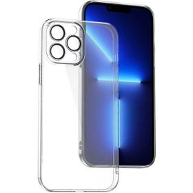 Teleplus iPhone 12 Pro Kamera Korumalı Fizy Silikon Şeffaf Kılıf
