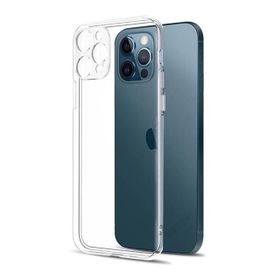 Teleplus Iphone 12 Pro Kamera Korumalı Şeffaf Silikon Cep Telefonu Kılıf