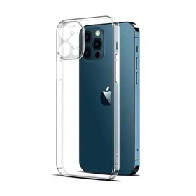 Teleplus Iphone 12 Pro Kamera Korumalı Şeffaf Silikon Cep Telefonu Kılıf