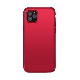Teleplus iPhone 12 Pro Lüks Silikon Kırmızı Kılıf + Nano Glass Ekran Koruyucu