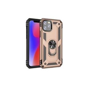 Teleplus iPhone 12 Pro Max Kılıf Vega Yüzüklü Standlı Kapak Kırmızı Nano Ekran Koruyucu