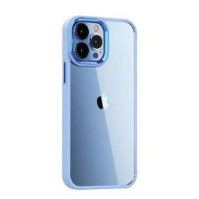 Teleplus iPhone 12 Pro Renkli Bumper Hybrid Krom Silikon Yeşil Kılıf
