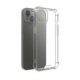 Teleplus iPhone 13 Darbe Korumalı Kapak Silikon Şeffaf Kılıf + Nano Ekran Koruyucu