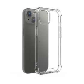 Teleplus iPhone 13 Darbe Korumalı Kapak Silikon Şeffaf Kılıf