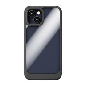 Teleplus iPhone 13 Hybrid Bumper Shockproof Silikon Siyah Kılıf