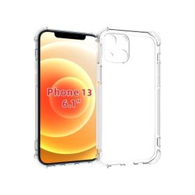Teleplus iPhone 13 Kamera Korumalı Darbeye Dayanıklı Silikon Şeffaf Kılıf
