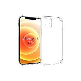Teleplus Iphone 13 Kamera Korumalı Darbeye Dayanıklı Silikon Şeffaf Nano Ekran Koruyucu Cep Telefonu Kılıfı
