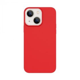Teleplus iPhone 13 Kılıf Oley Soft Tpu İçi Süet Silikon Kırmızı + Nano Ekran Koruyucu