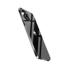 Teleplus Iphone 13 Mini Kamera Korumalı İmax 0.2 mm Silikon Siyah Nano Ekran Koruyucu Cep Telefonu Kılıfı
