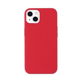 Teleplus iPhone 13 Mini Kılıf Premier Silikon Kırmızı + Nano Ekran Koruyucu