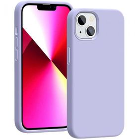 Teleplus iPhone 13 Mini Liquid Lansman Wiriless Destekli Silikon ve Wiriless Şarj Aleti Kırmızı Cep Telefonu Kılıfı