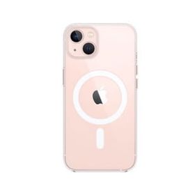 Teleplus iPhone 13 Mini Manyetik Kristal Wiriless Destekli Sert Kapak Silikon Wiriless Şarj Aleti Şeffaf Cep Telefonu Kılıfı
