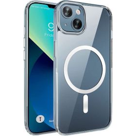 Teleplus iPhone 13 Mini Wiriless Destekli Coss Hybrid Silikon Şeffaf Cep Telefonu Kılıfı