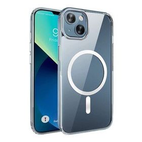 Teleplus iPhone 13 Mini Wiriless Destekli Coss Hybrid Silikon Şeffaf Cep Telefonu Kılıfı